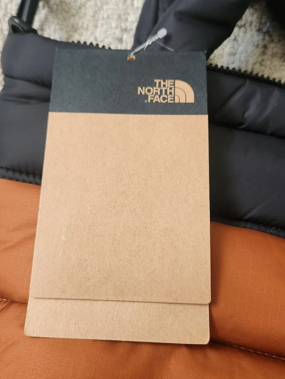 The North Face NUPTSE Brown & Black Puffer Messenger Crossbody